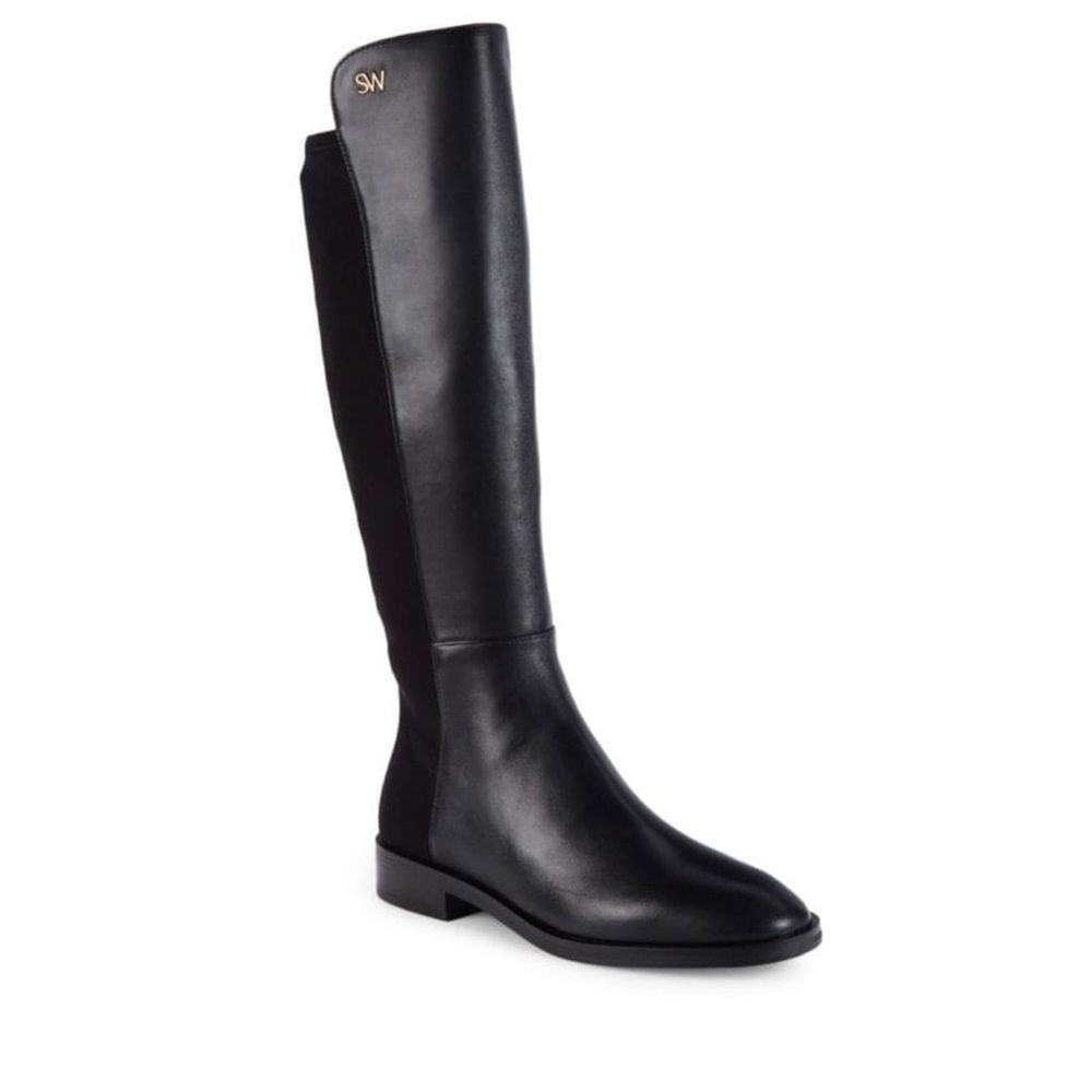 Stuart Weitzman Keelan Leather Knee-High Boots size 7.5